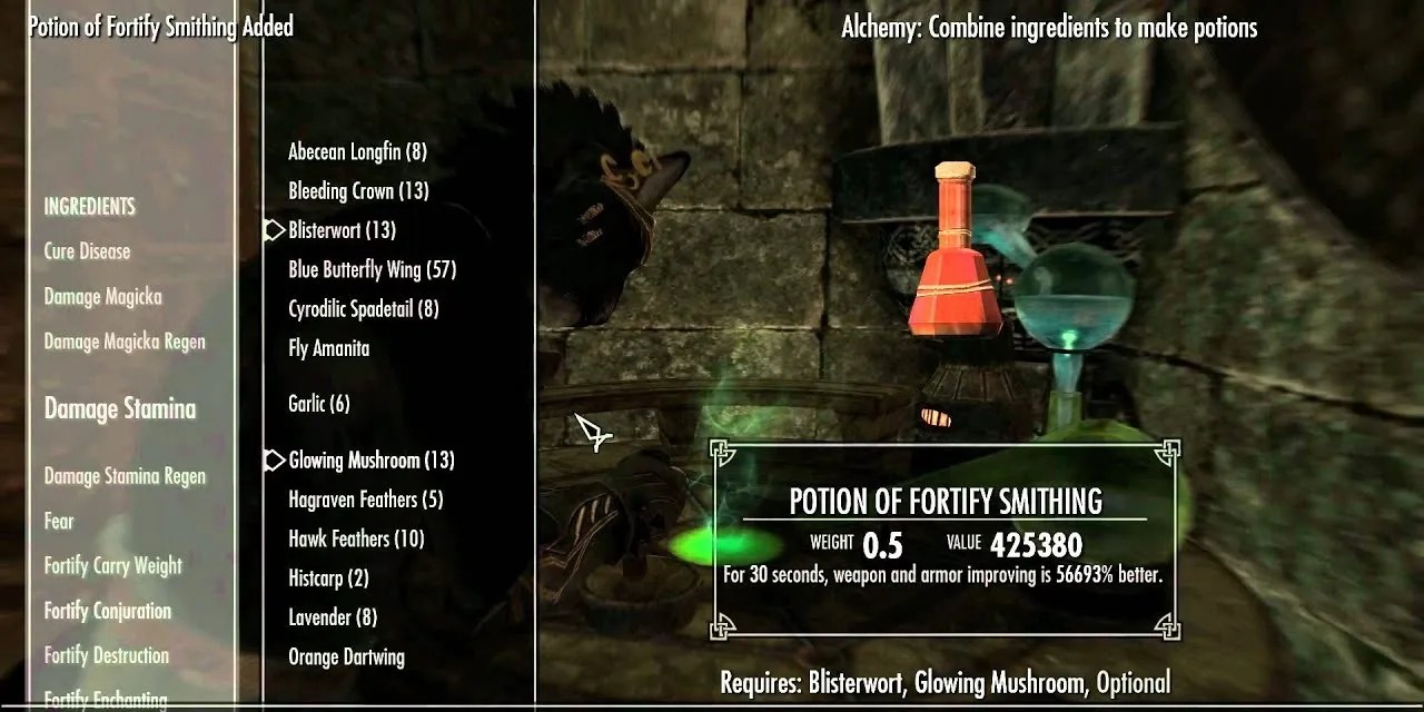 Skyrim Enhance Smithing