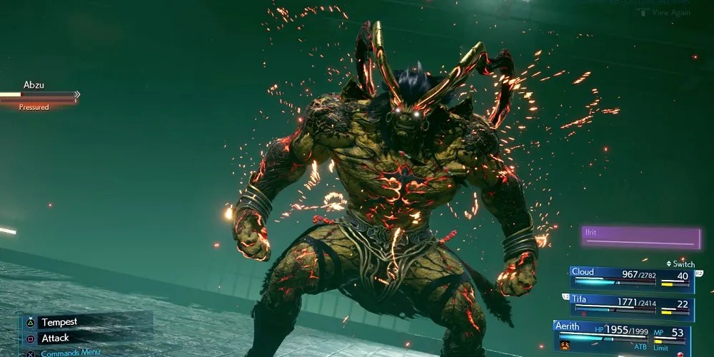 ifrit final fantasy 7 remake