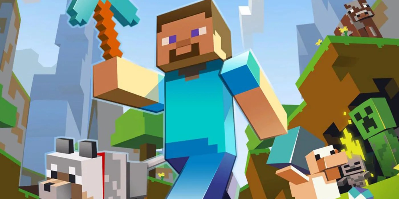 Minecraft Steve close up