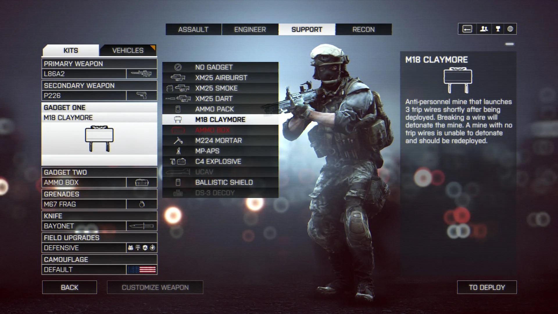 Battlefield 4 class customization