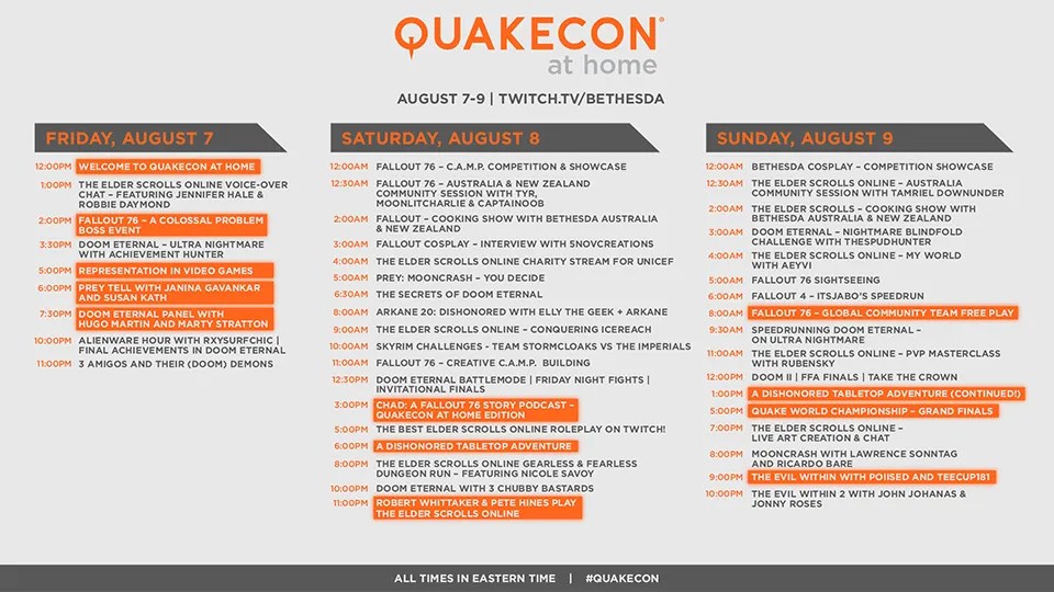 bethesda convention twitch coronavirus