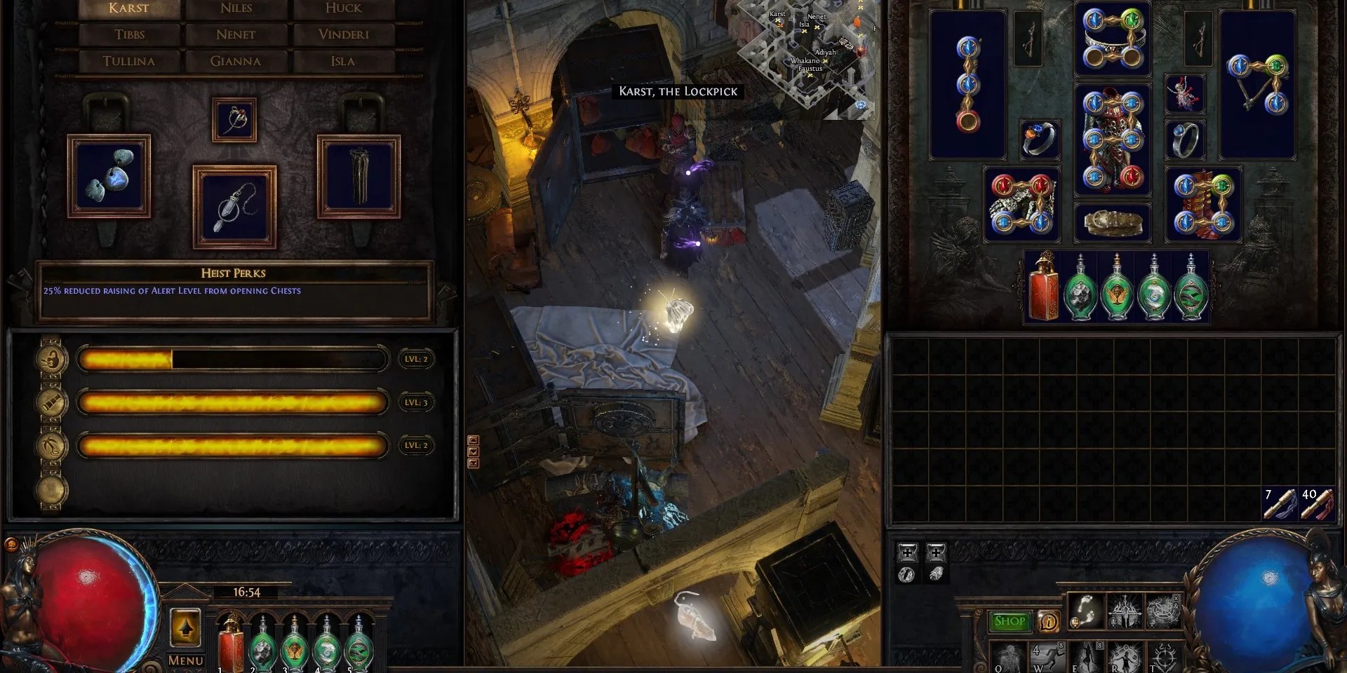 Path of Exile Rogue Gear