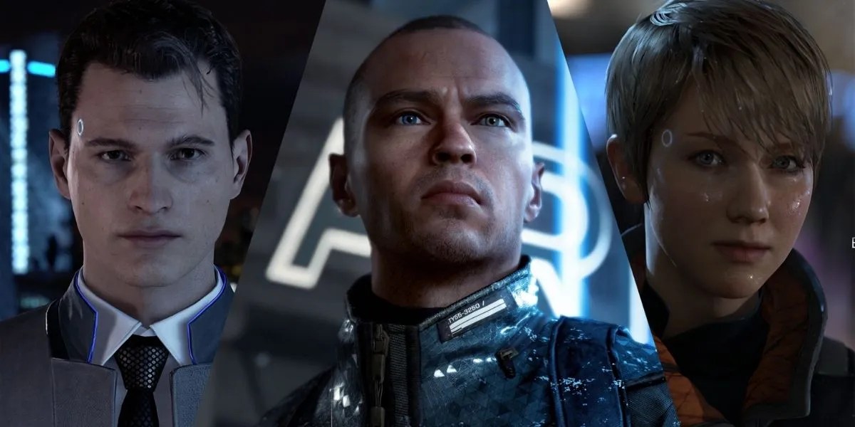 Markus, Conner, and Kara from Detroit Become Human.