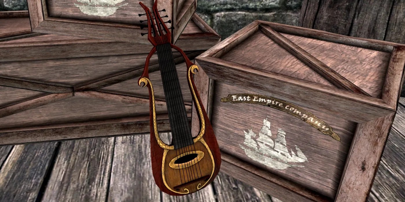 Skyrim Bard’s College lute.