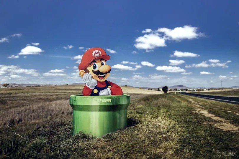 mario cardboard