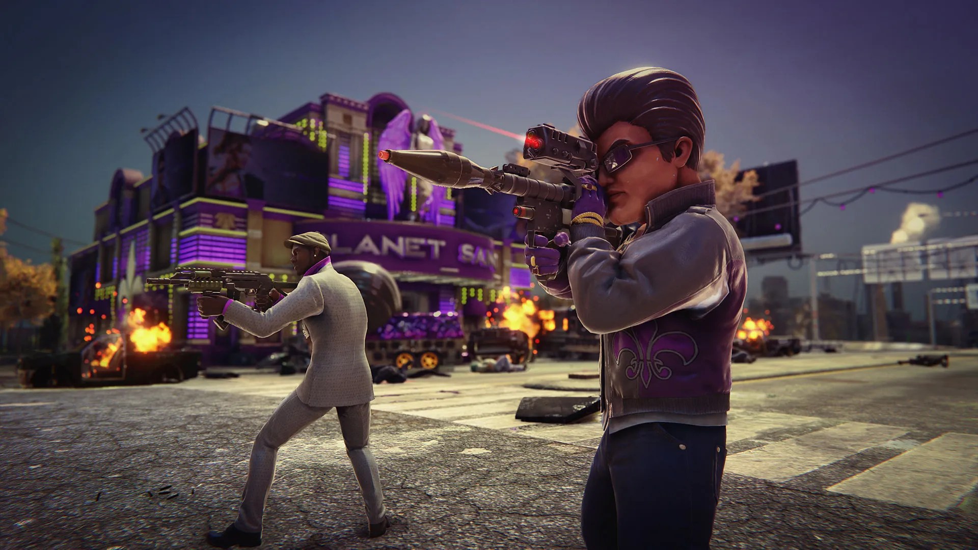 The Protagonist And Pierce In Saints Row: The Third Remastered