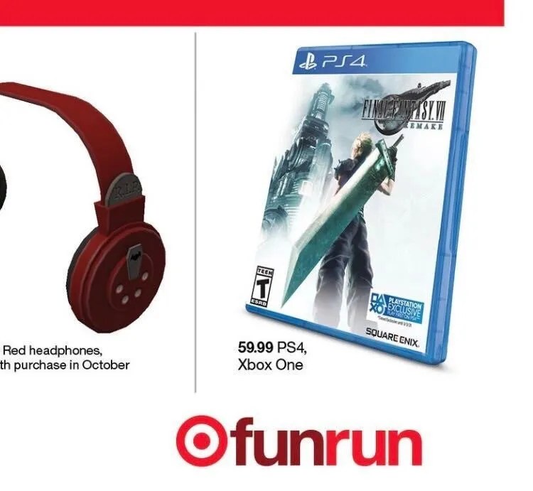 target final fantasy 7 xbox ad