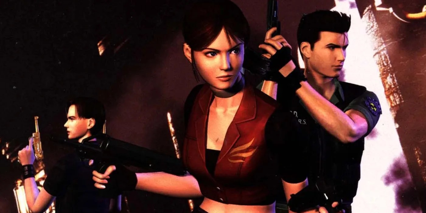Claire Chris and Steve in Code Veronica - Events Between RE3 and RE4