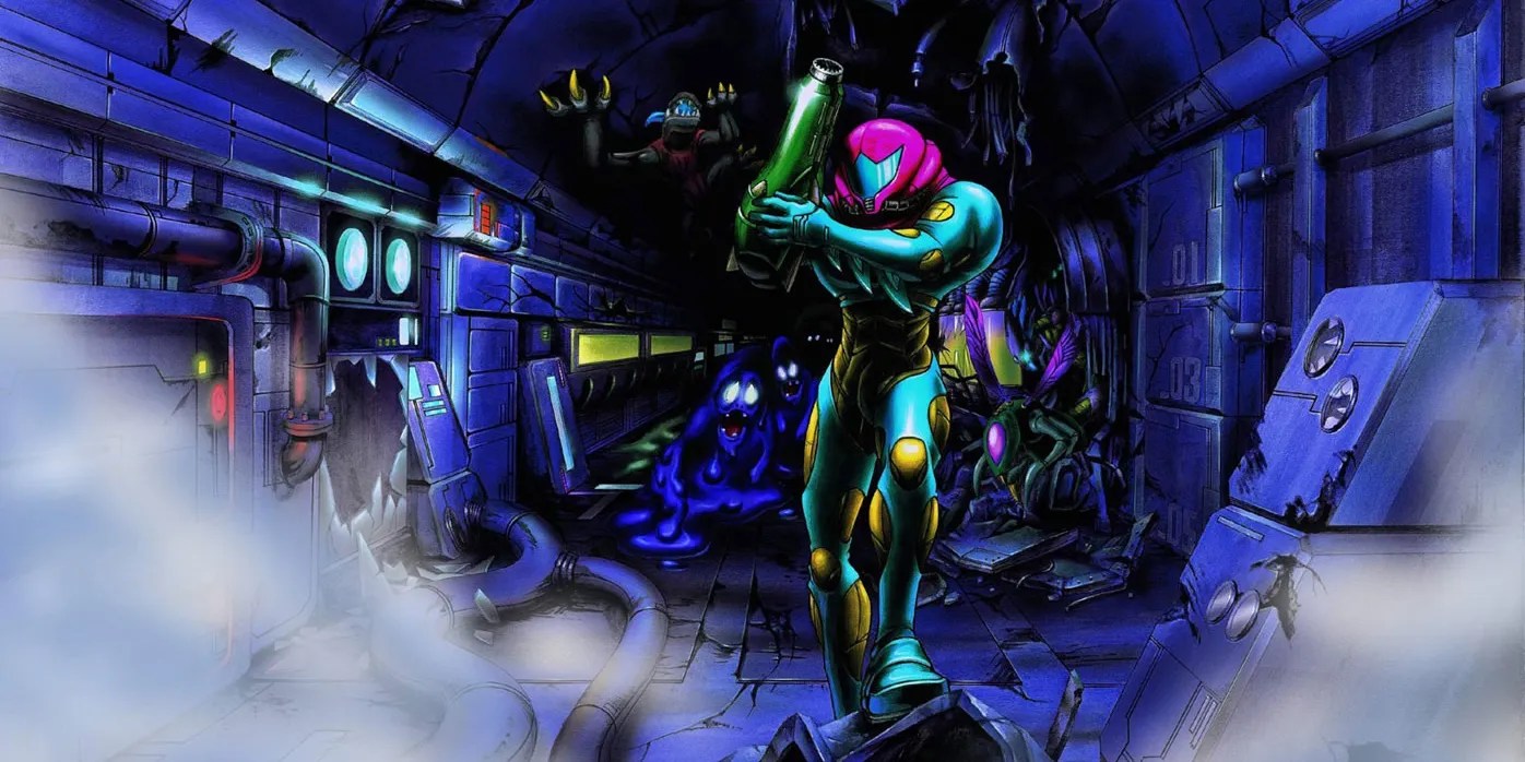 Metroid Fusion Samus Hallway