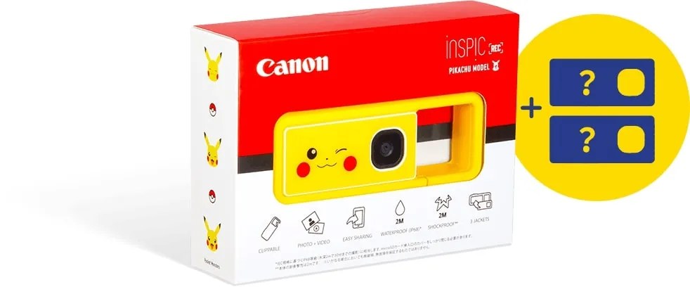 Canon&rsquo;s iNSPiC Rec Pikachu camera