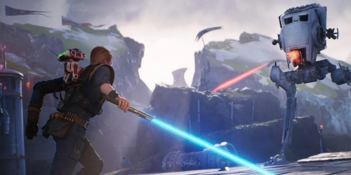 AT-ST Boss Fight From Jedi Fallen Order