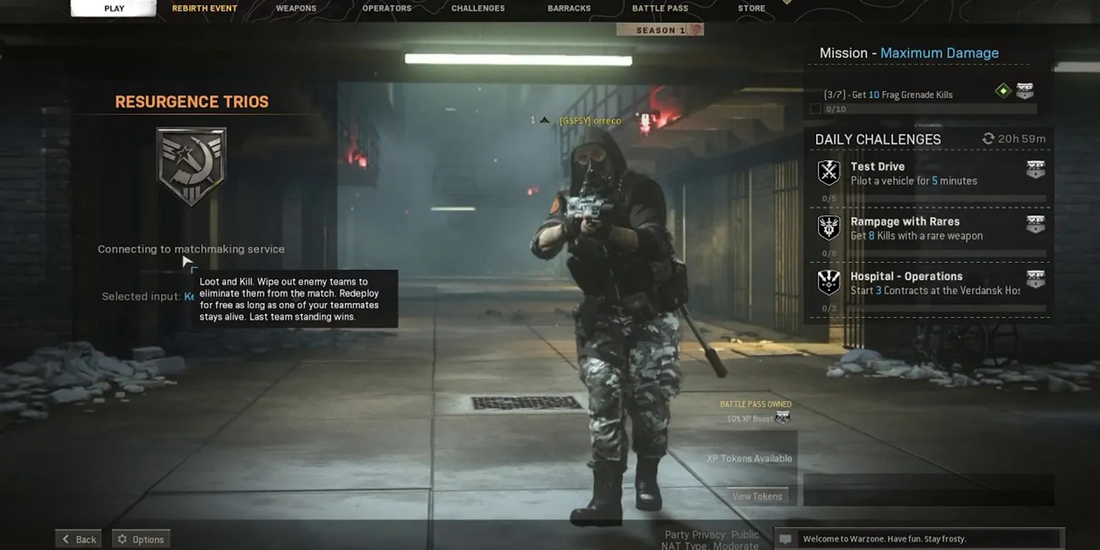 Call of Duty Warzone Dev Error 5476