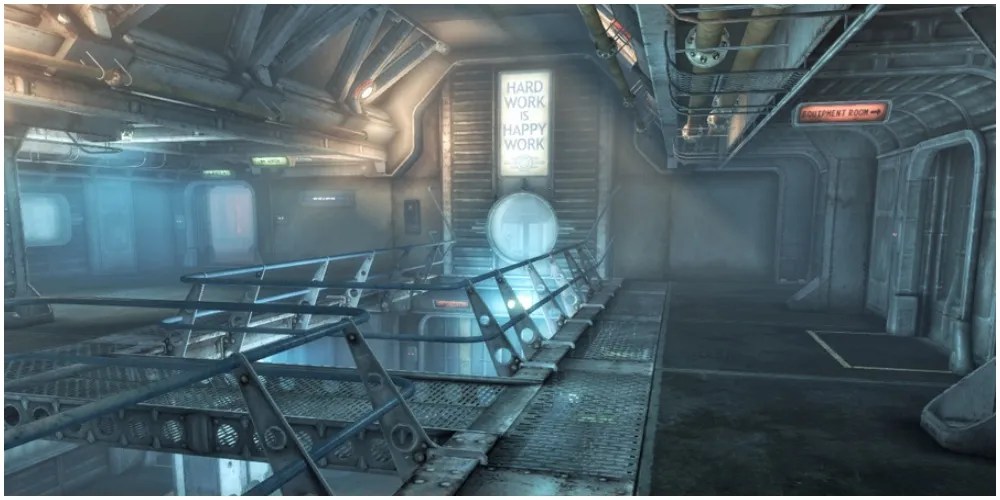 The atrium area of Vault 101