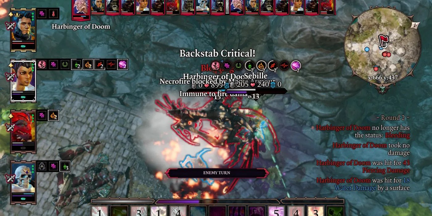 Landing a Backstab Critical on the Harbinger - Divinity Original Sin 2 Harbinger of Doom Tips