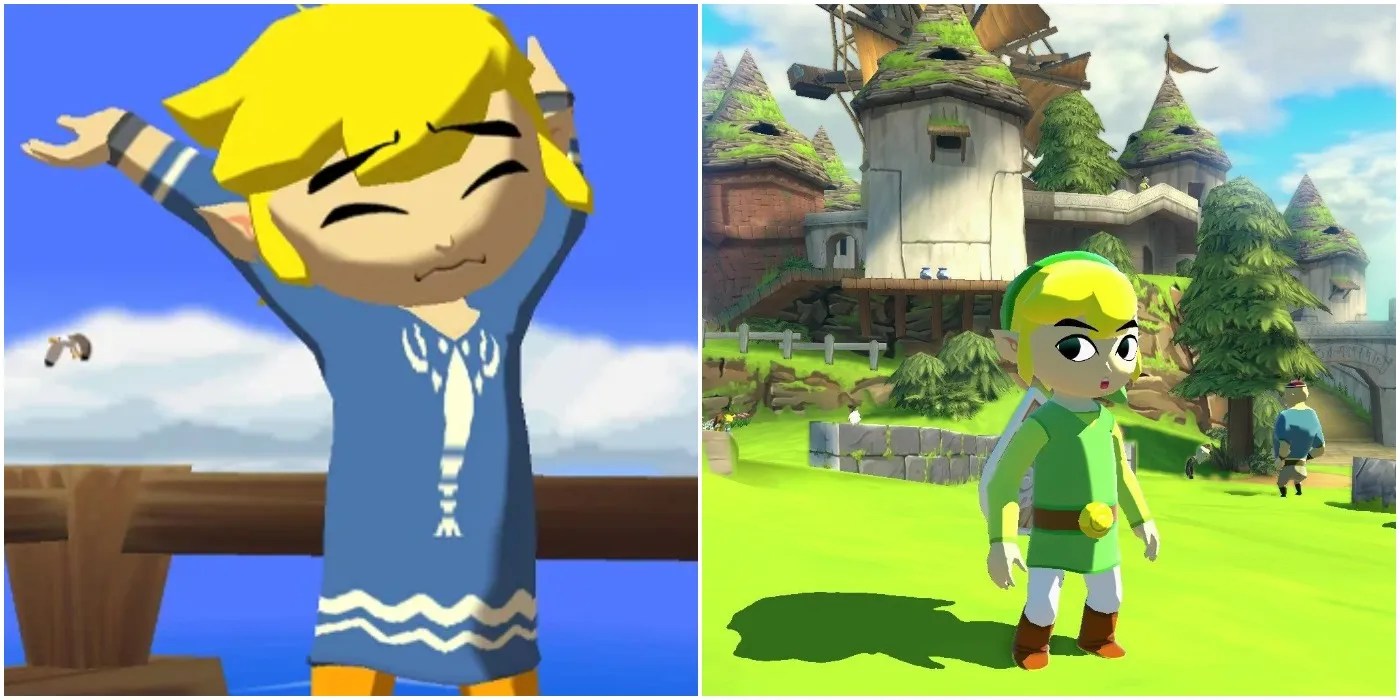 images of Link from The Legend of Zelda: Wind Waker