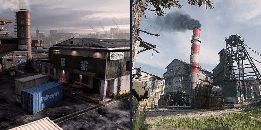 Multiplayer maps from Call of Duty: Modern Warfare