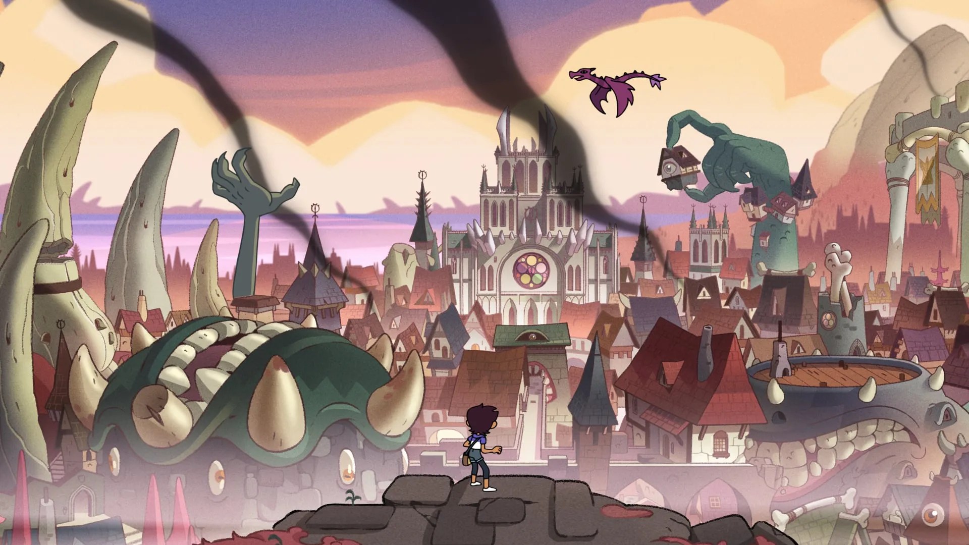 The Boiling Isles is a setting unlike most in kid-friendly cartoons, which demonic creatures and dark magic aplenty.