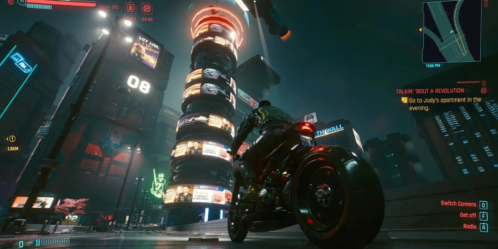 V Staring At Skyscraper From Street Below