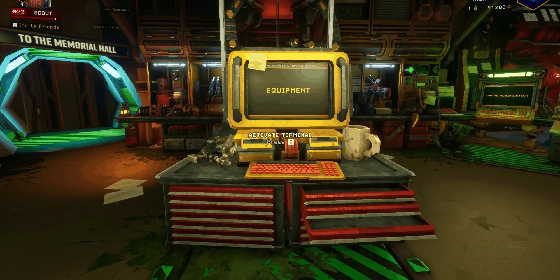 The Equipment Terminal On Station