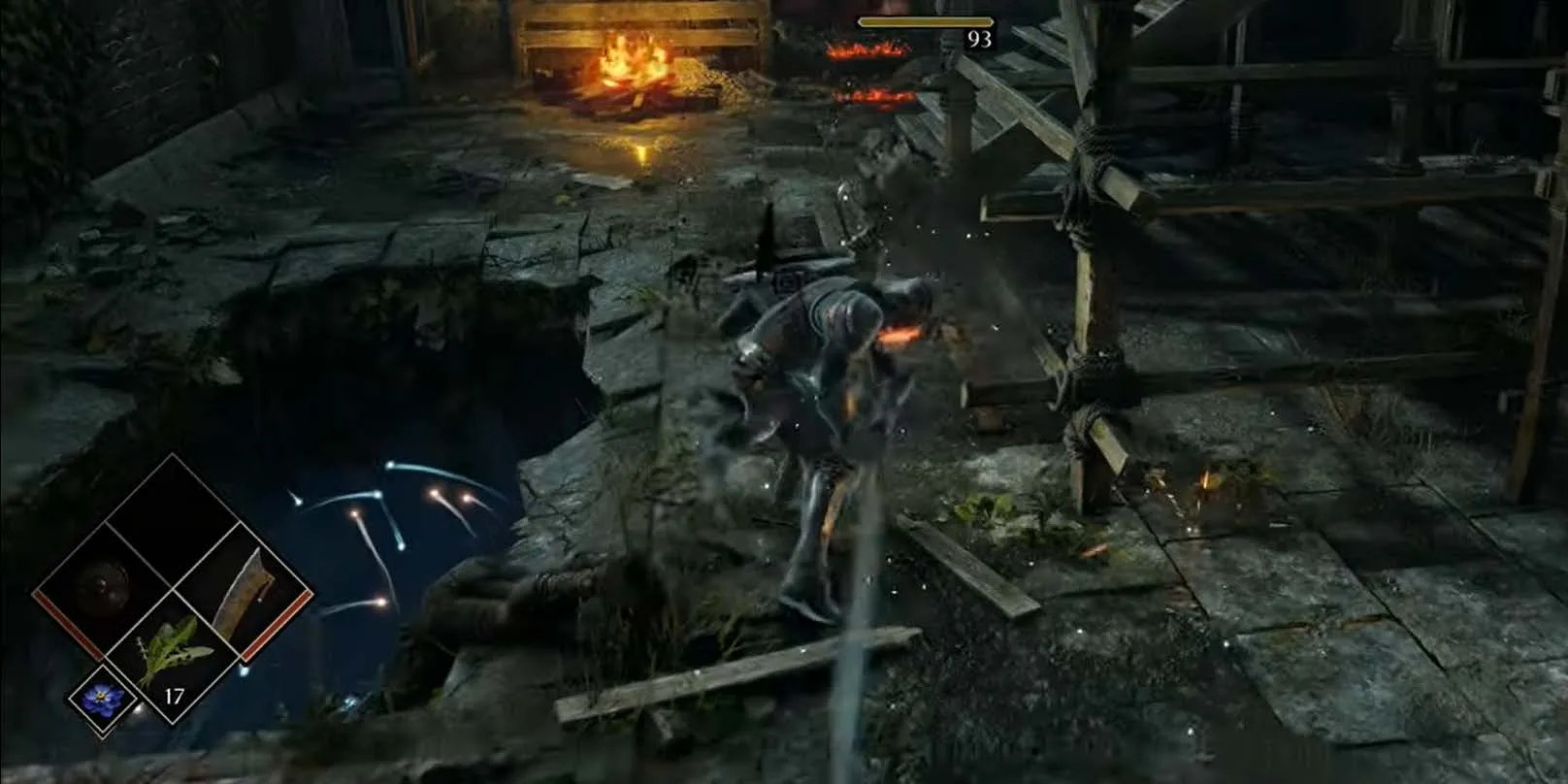 The Player Character Fights Near the Roof of Miralda&rsquo;s Execution Room