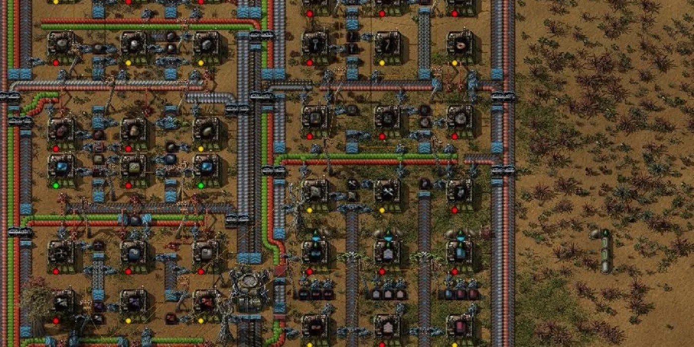 A screenshot of Factorio&rsquo;s gameplay