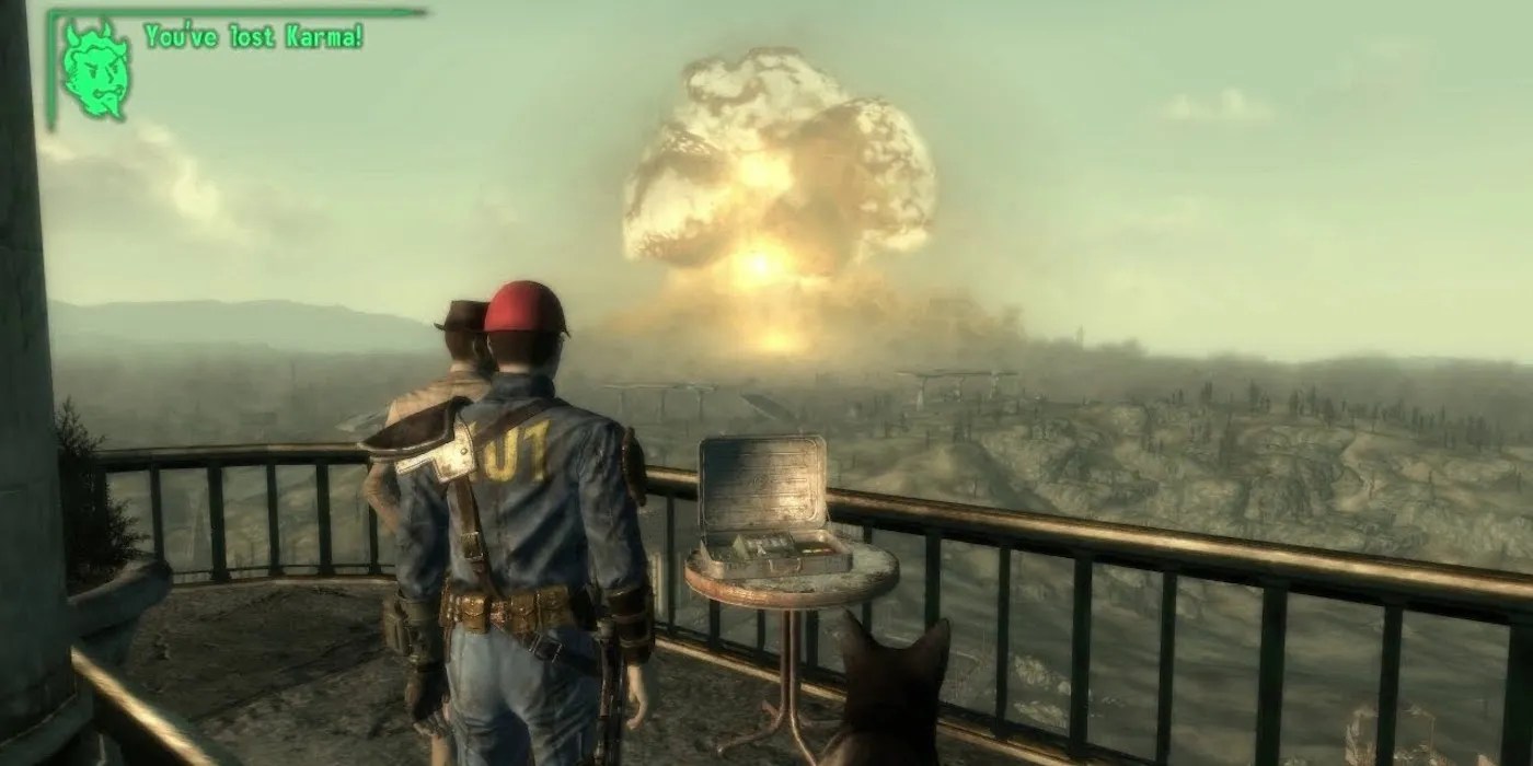 Fallout 3 blowing up megaton