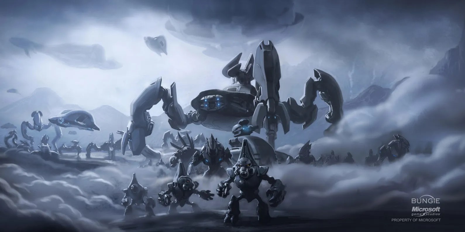 Concept Art of Halo&rsquo;s The Covenant