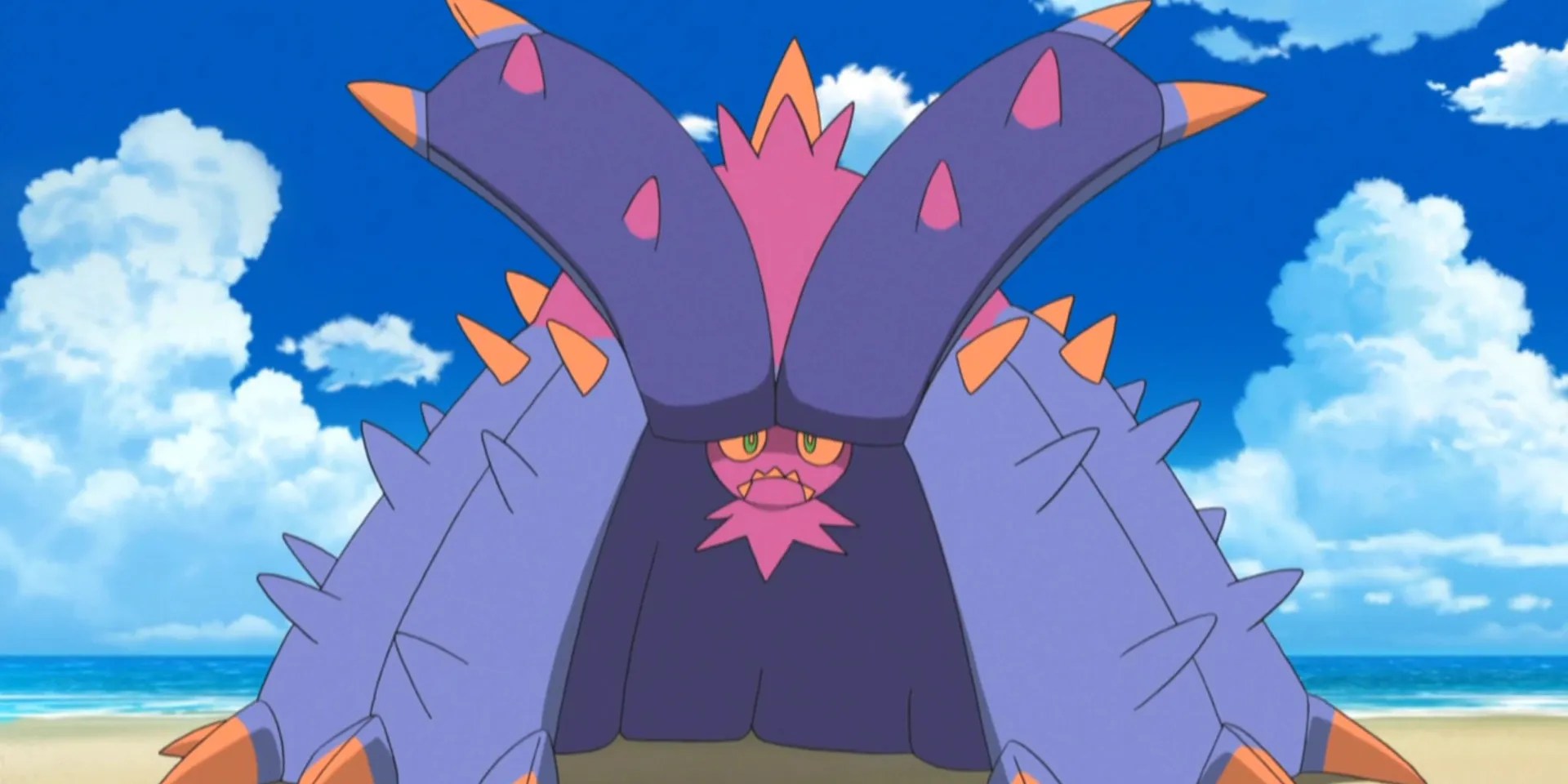 Pokemon Anime Toxapex but Grumpy