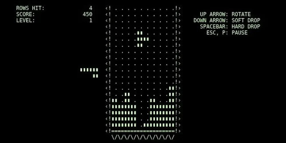 Tetris original copy