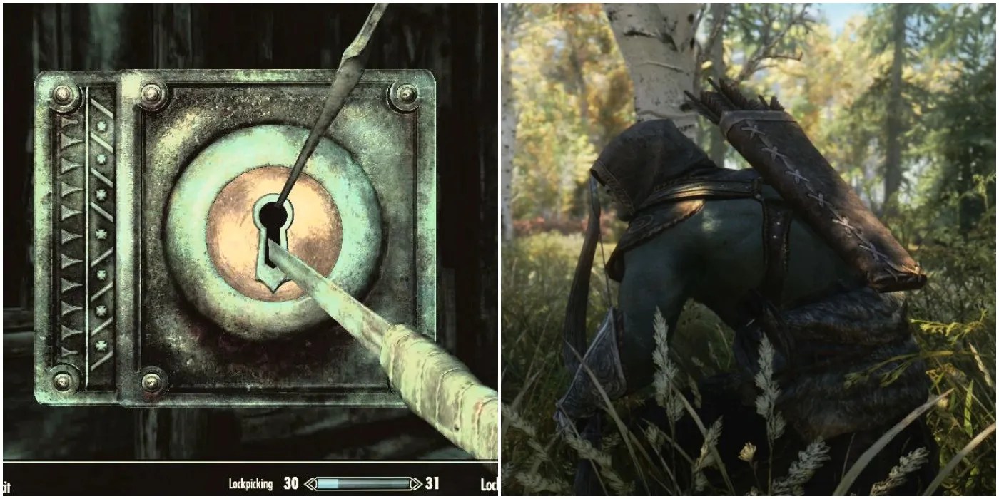 Skyrim All Thief Skills, Ranked From Worst To Best