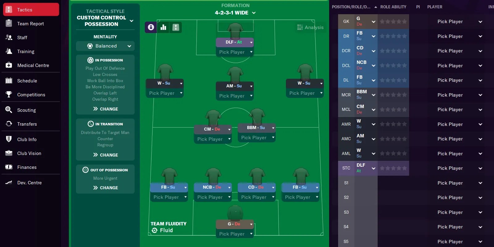Football Manager 21 - 4231 defensive