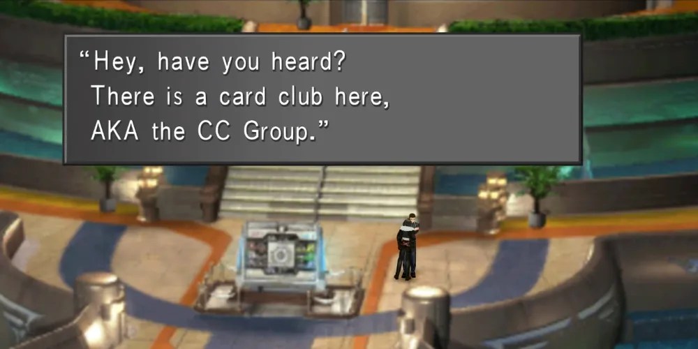Final Fantasy 8 Balamb Garden Card Club
