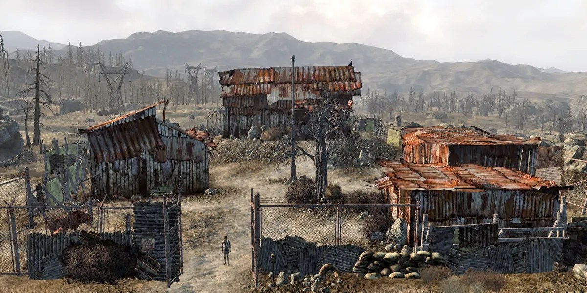 wide shot of the republic of Dave