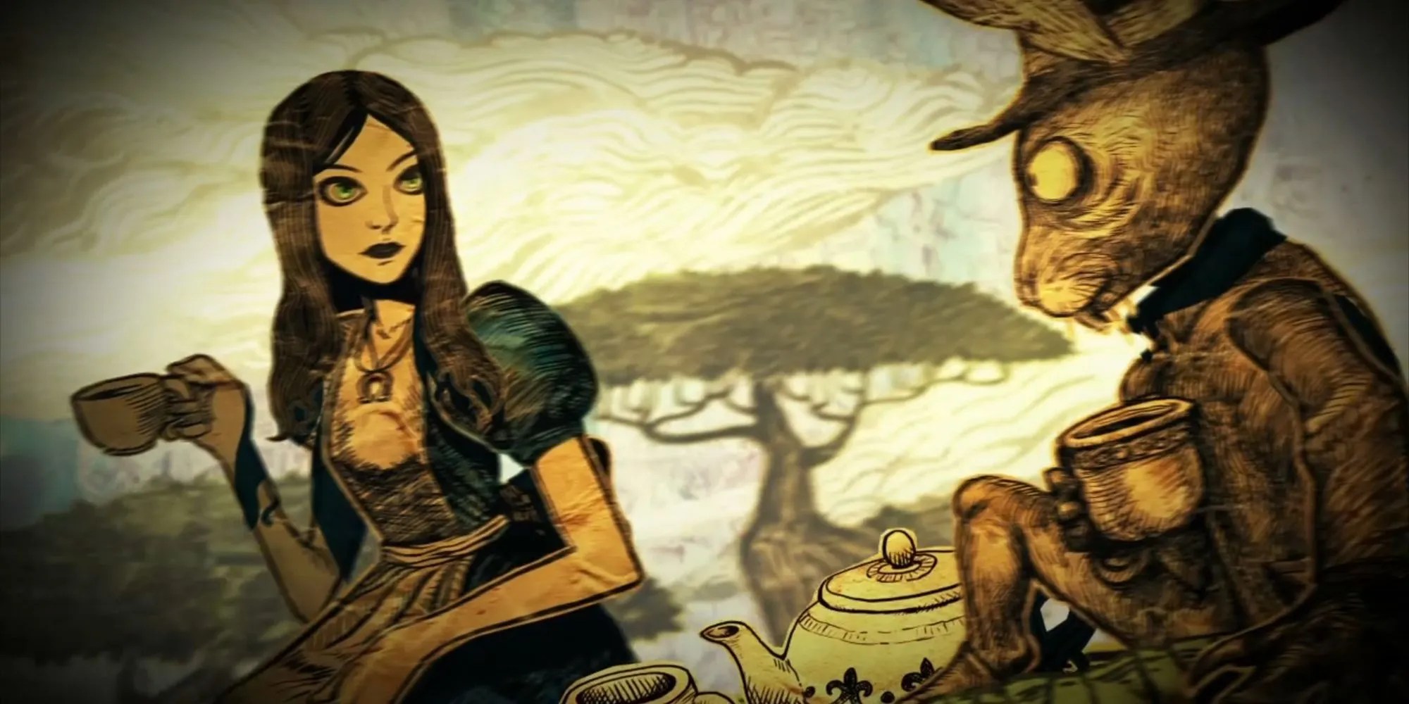 alice madness returns tea party