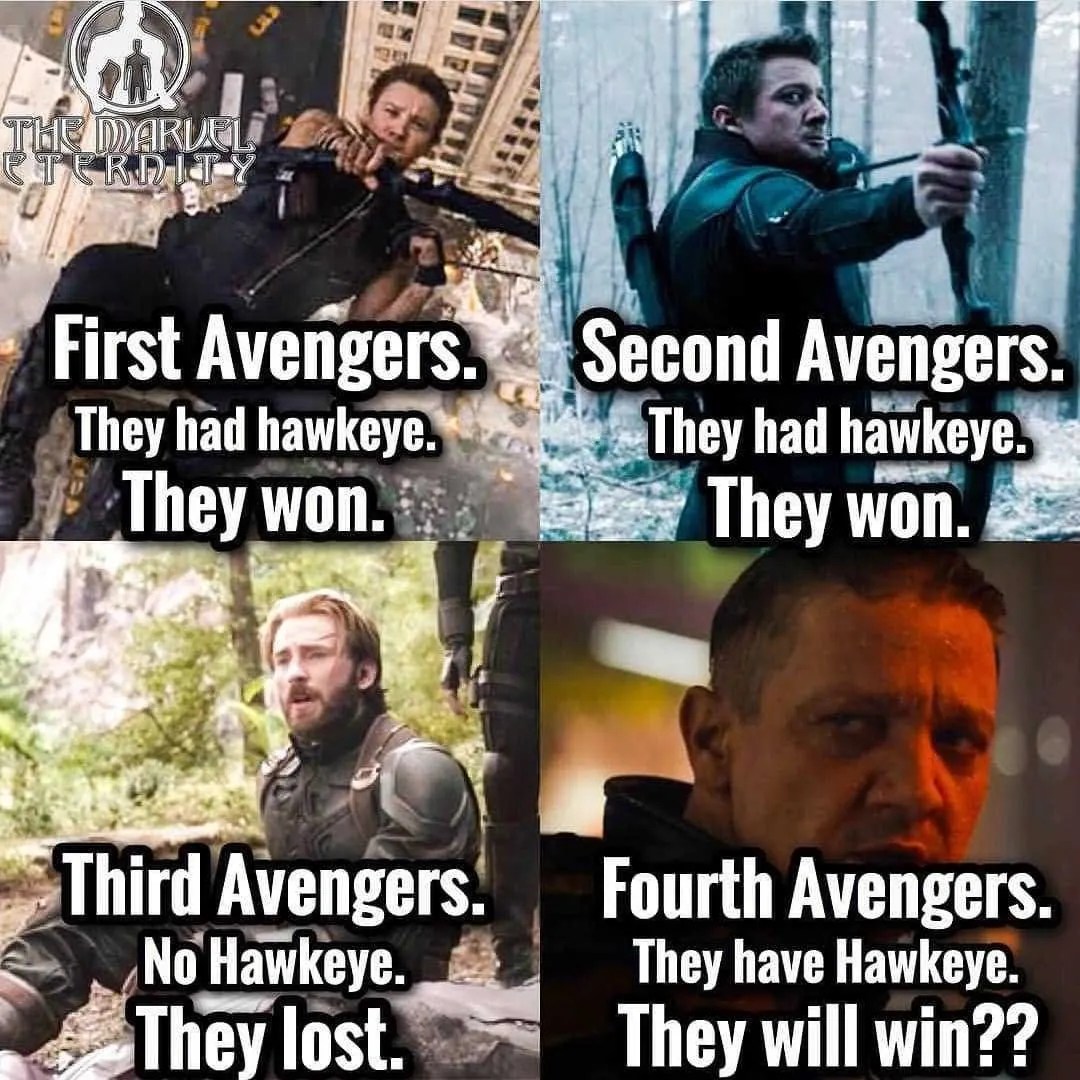 Hawkeye meme