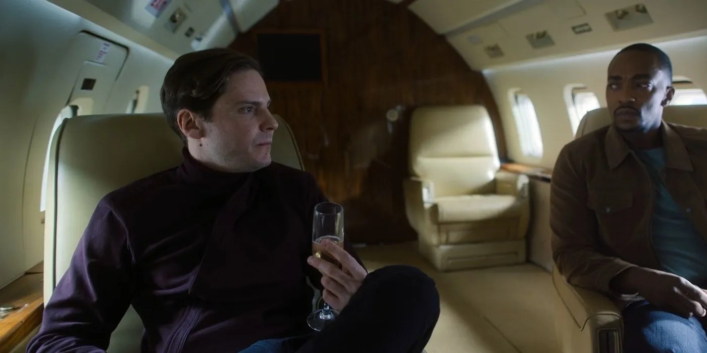 Baron Zemo living large jet Falcon Winter Soldier