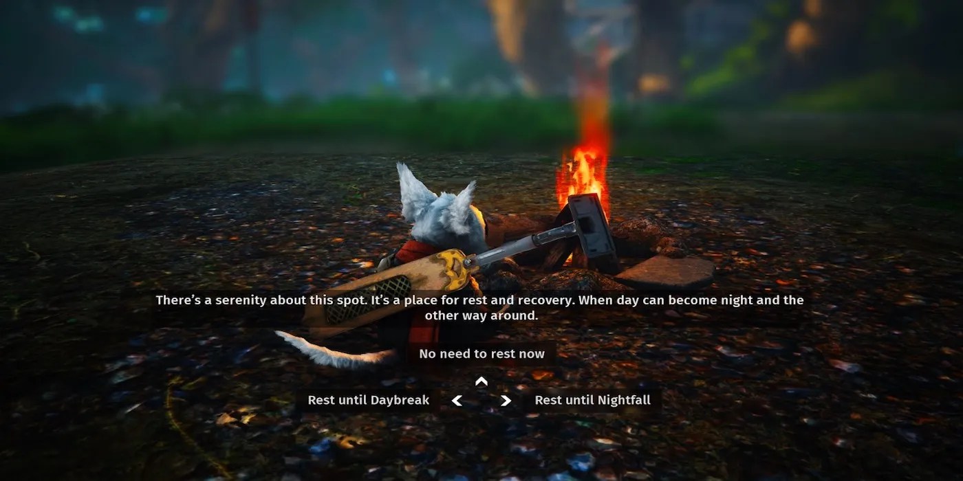 A Biomutant gameplay screenshot