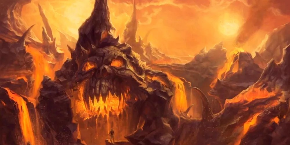 The Netherrealm (also called Hell) in Mortal Kombat (2011).