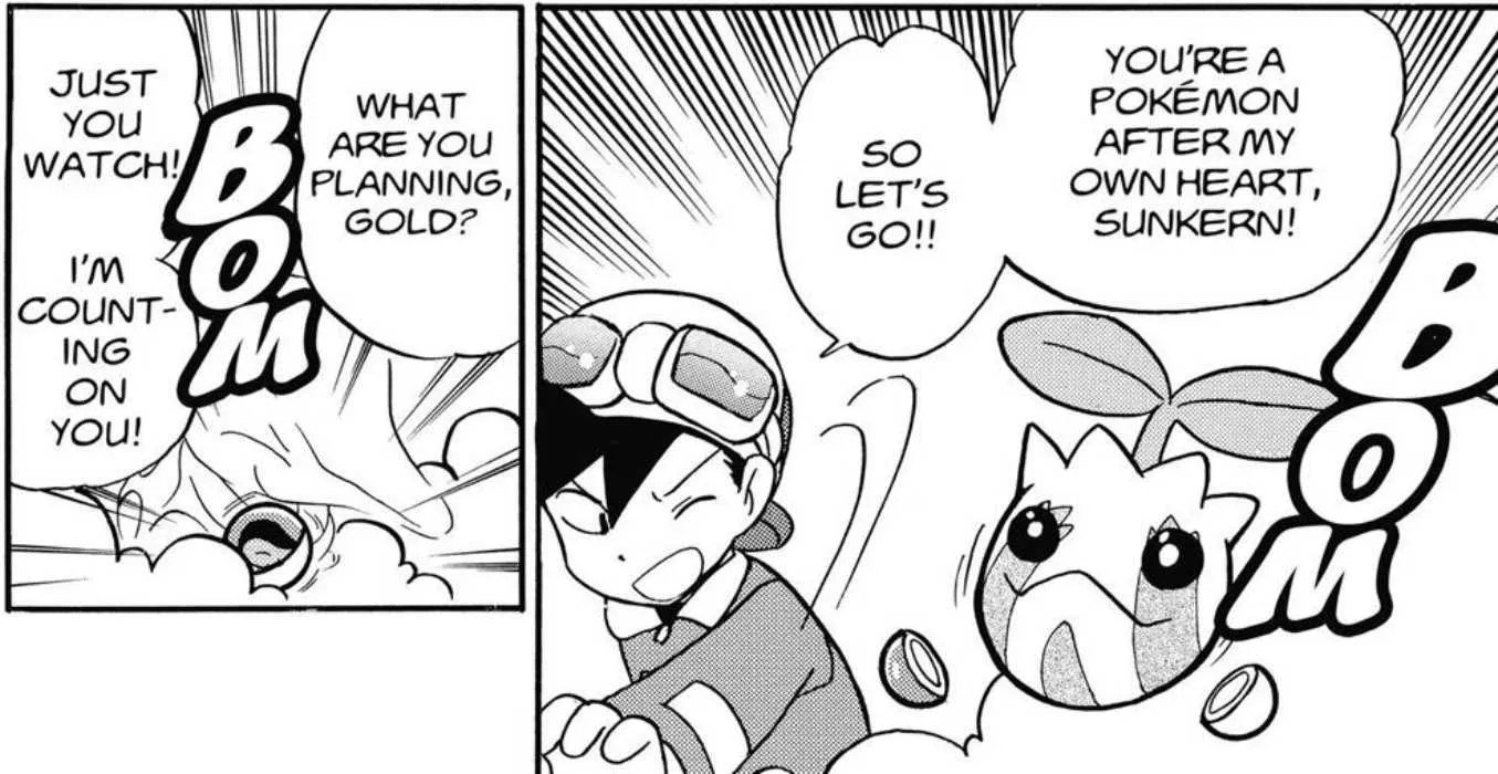 Pokemon Adventures Gold Manga Sunkern