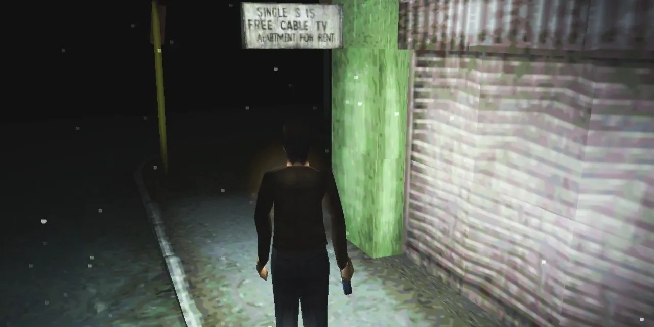 Harry Mason Exploring Silent Hill