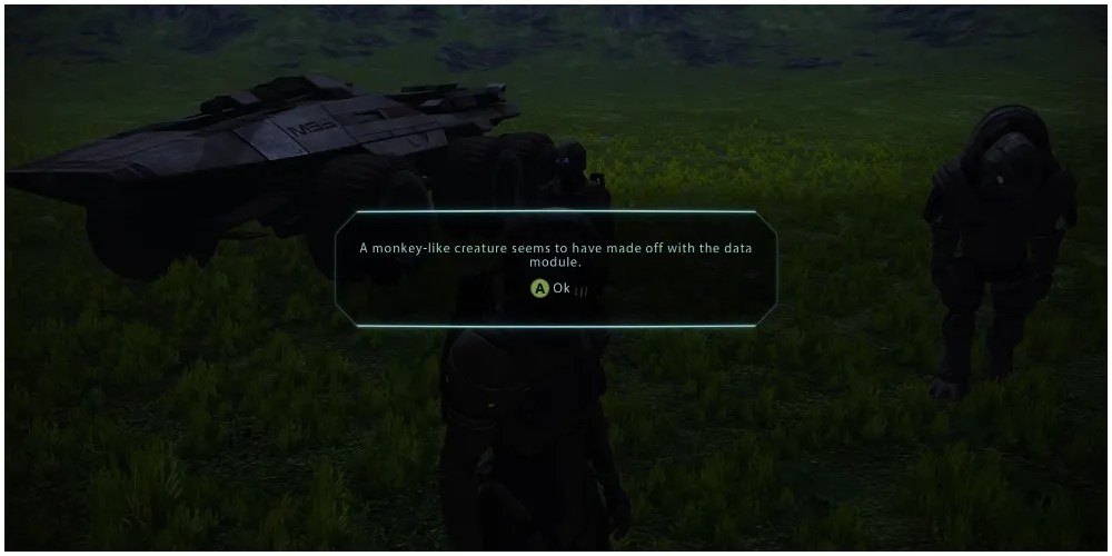 Mass Effect Legendary Edition Finding Out A Monkey Stole The Module
