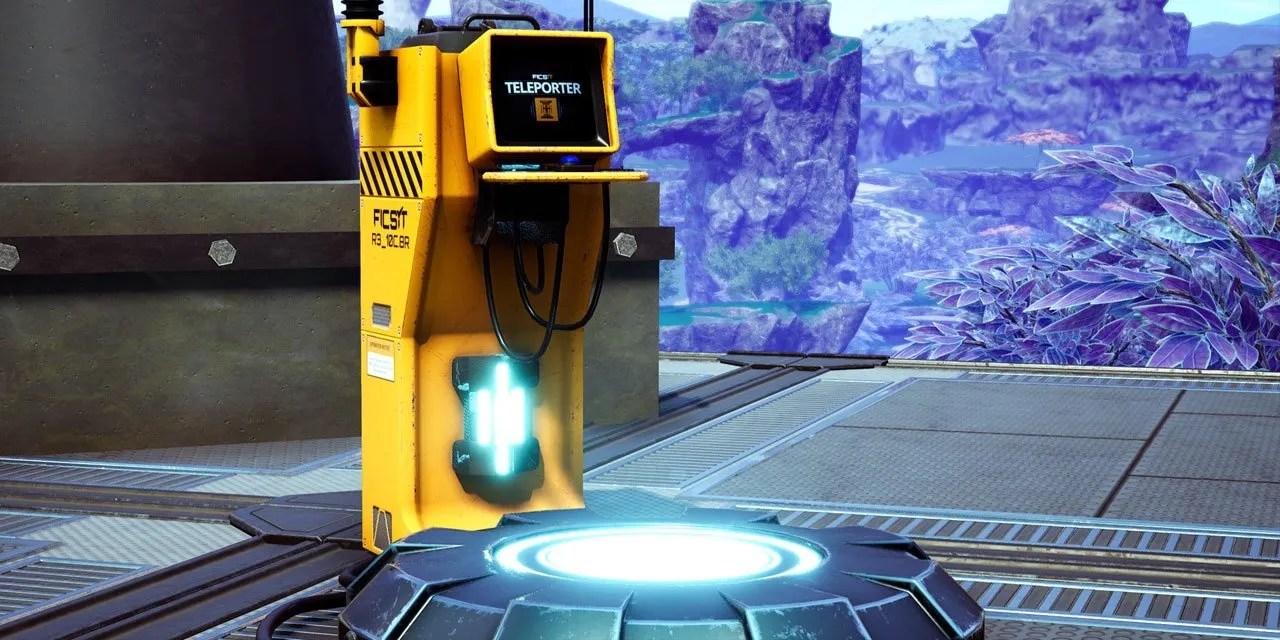Teleporter mod in Satisfactory
