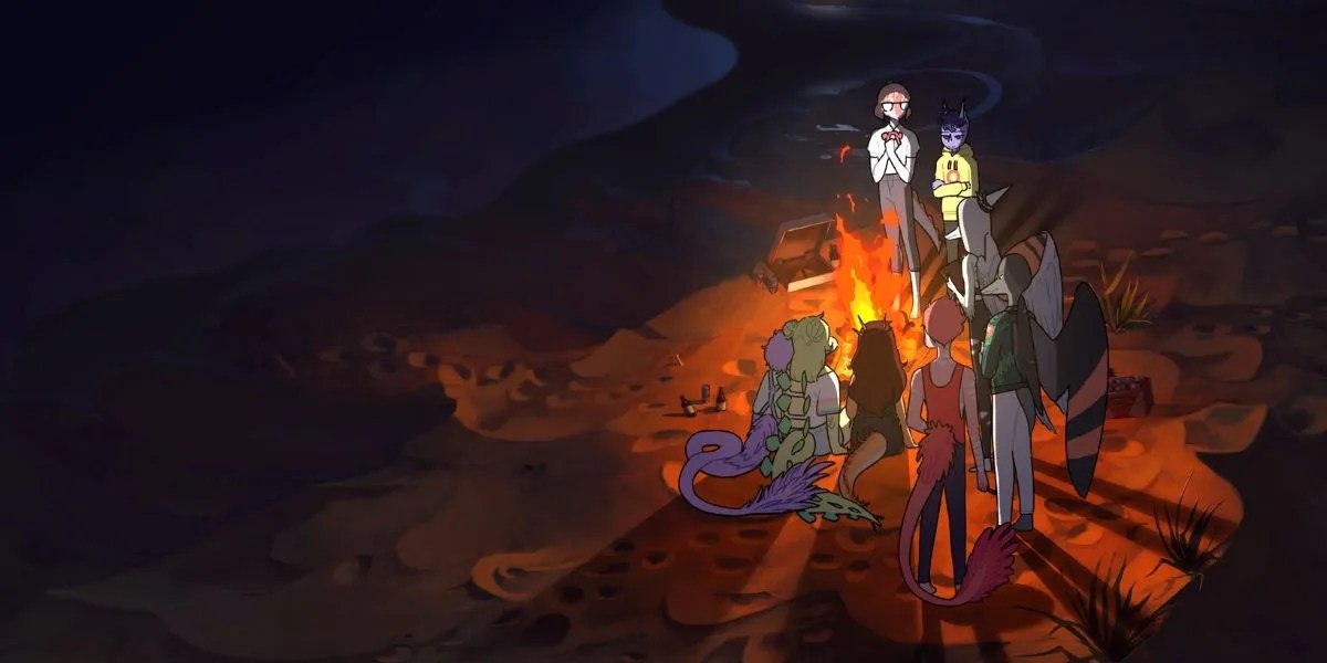 Main characters in Goodbye Volcano High