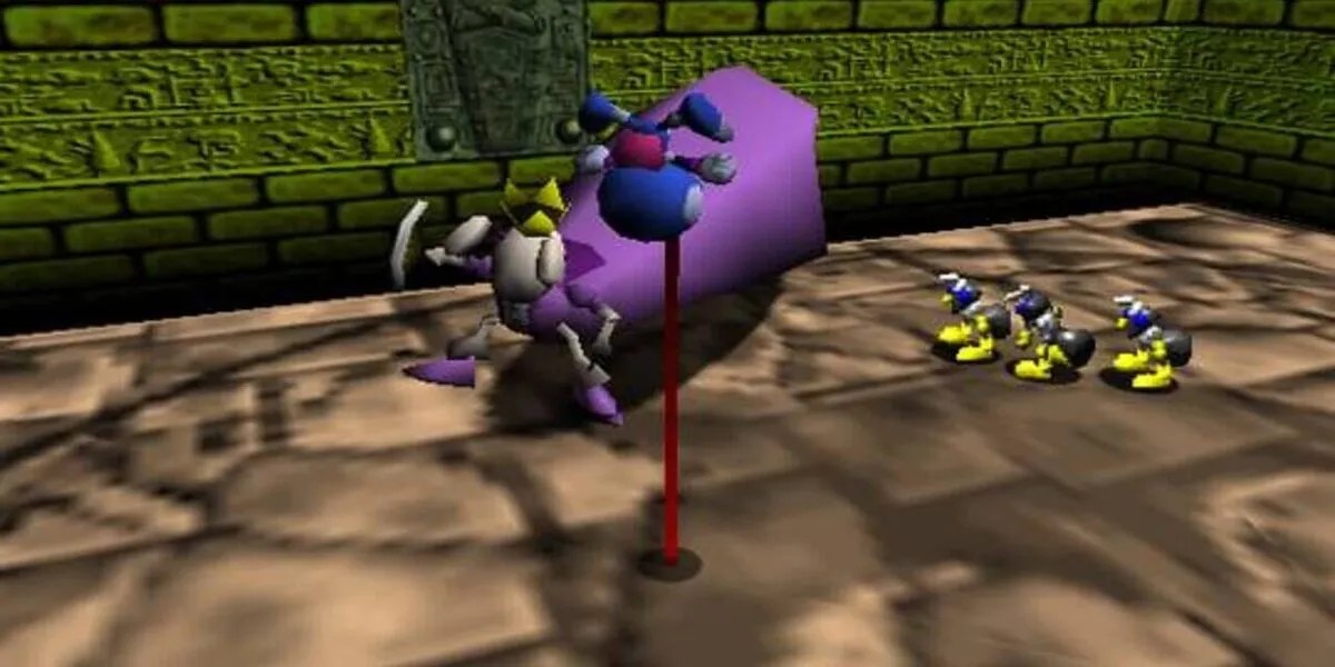 protagonist balancing on their tounge