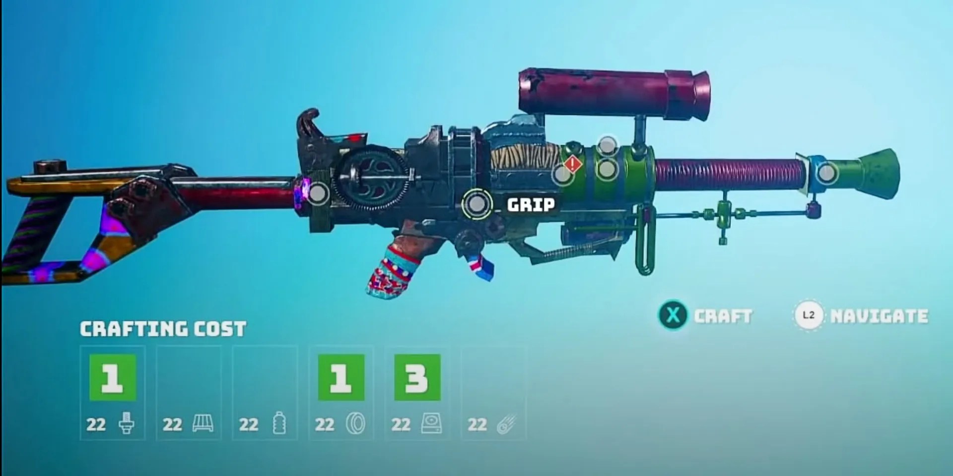 automatic rifle with excellent range.