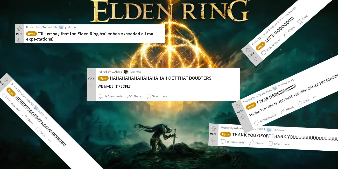 The Elden Ring Subreddit is On Fire Following Summer Game Fest Trailer