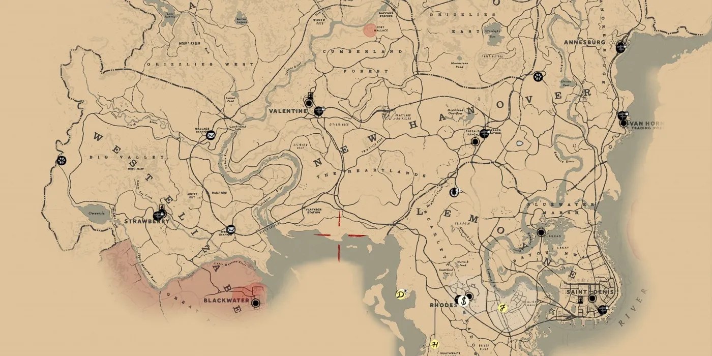 Red Dead Redemption 2 Player Creates Their Own Map to Help Get 100