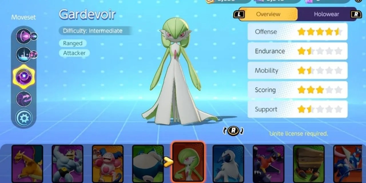 Gardevoir in Pokemon Unite