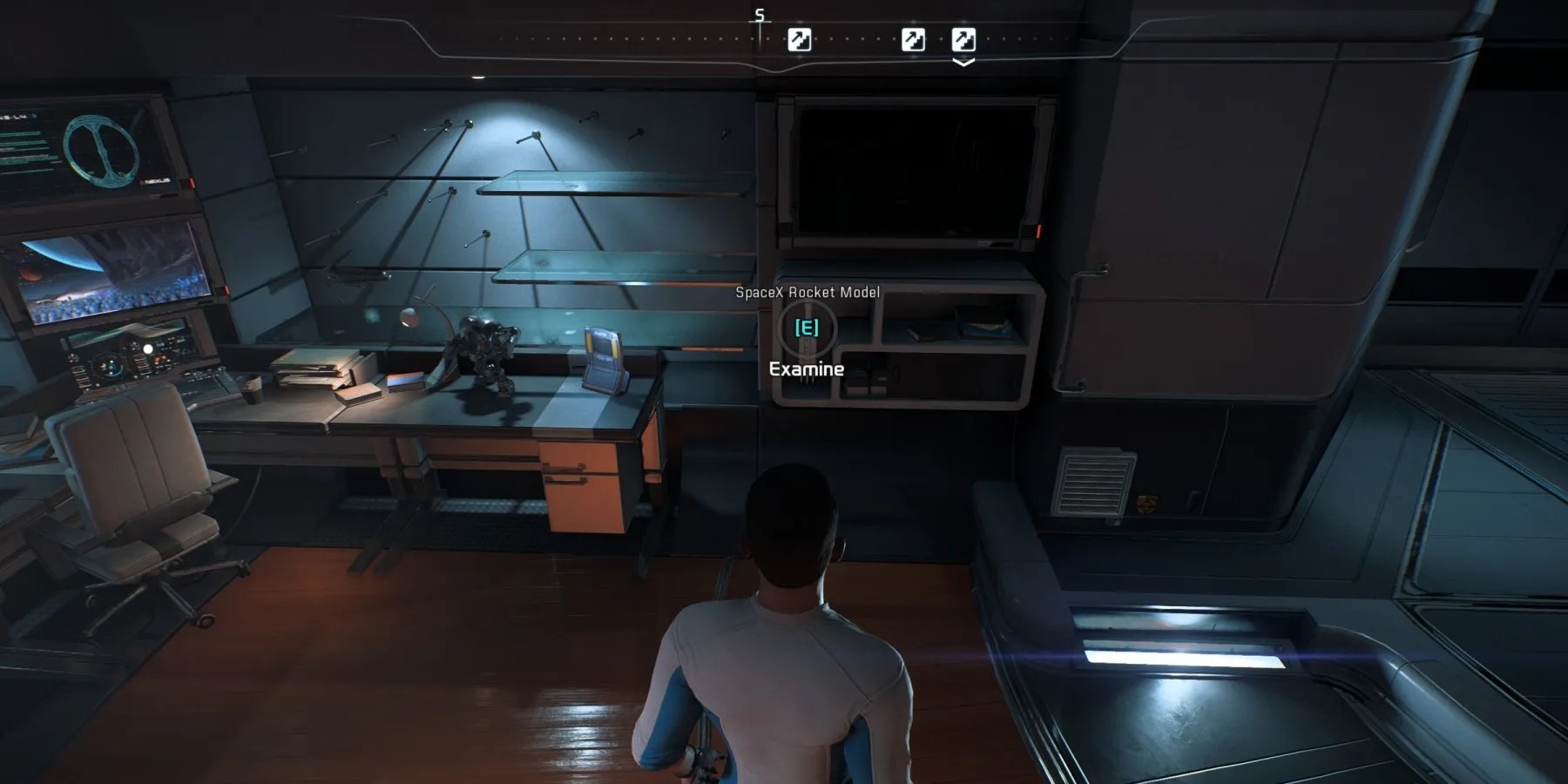 Players Can Find A SpaceX Shuttle Model In Ryder’s Quarters