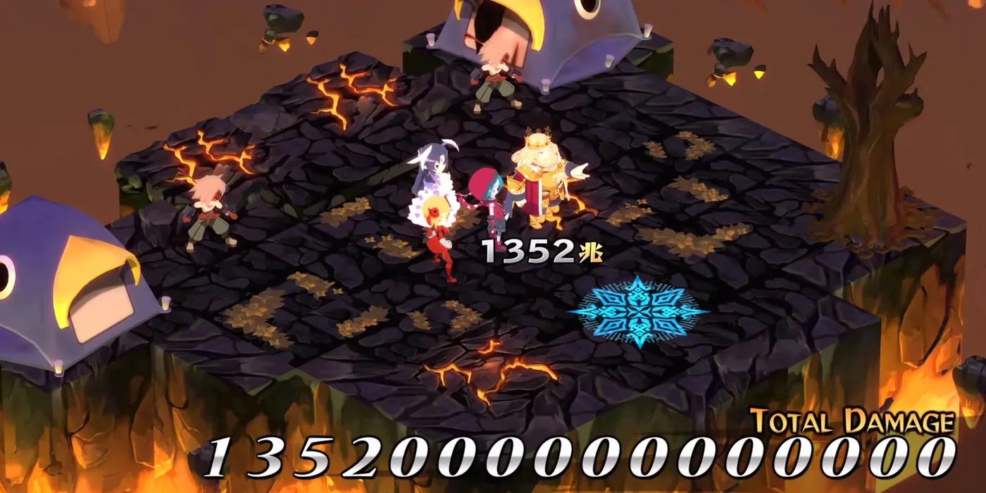 A character doing a high-damage attack